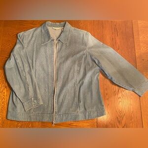 Women's Light Blue, 100% Cotton, Denim Jacket